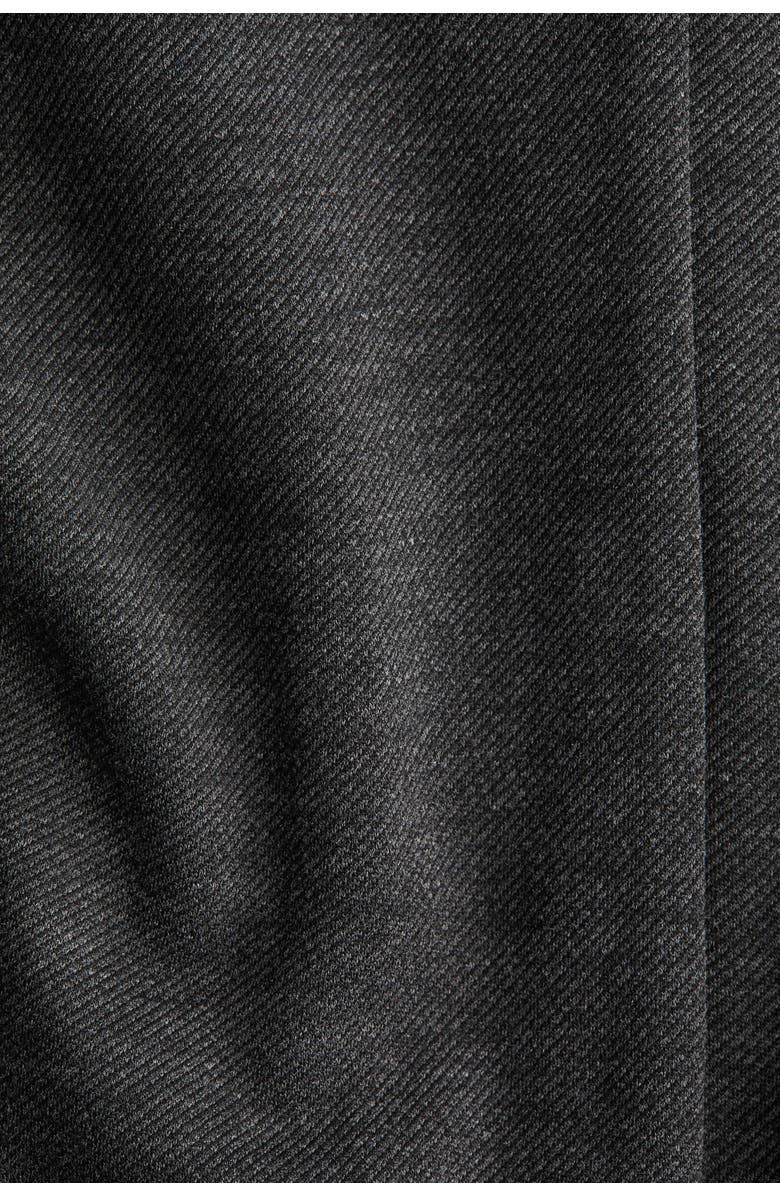 H&M Belted Ponte Di Roma Blazer, Alternate, color, Dark Gray Melange