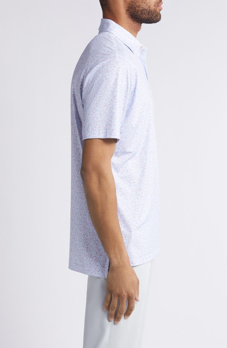 Peter Millar Dazed & Transfused Scatter Print Performance Golf Polo, Alternate, color, 