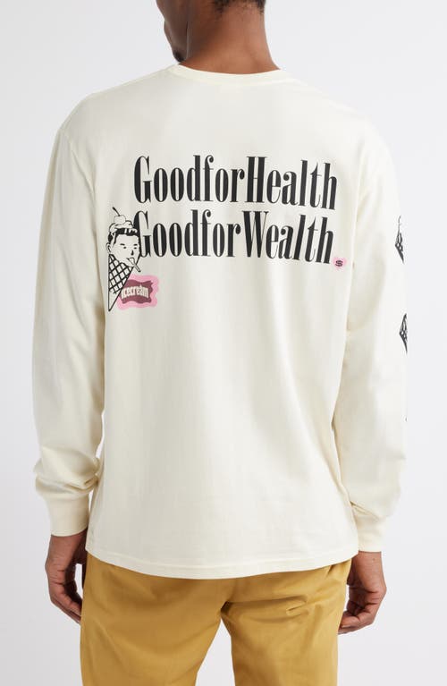 Icecream Gfh/gfw Logo Long Sleeve Graphic T-shirt In Antique White