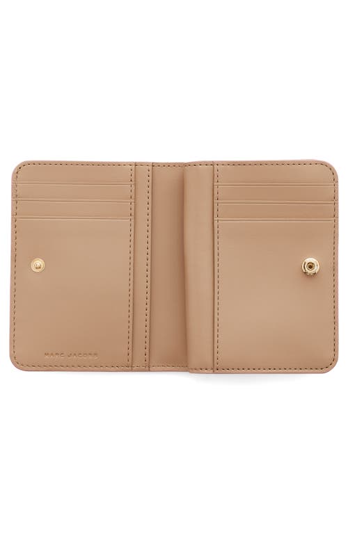 Marc Jacobs The Mini J Marc Compact Wallet In Pink