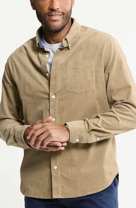 Corduroy Stretch Shirt Jacket