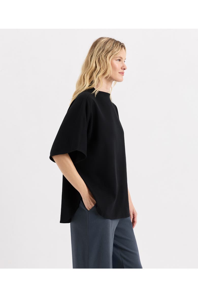 Organic Cotton Roam Capelet Top, Alternate, color, Black