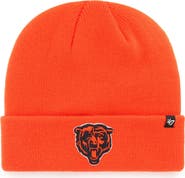 '47 Men's '47 Orange Chicago Bears Secondary Basic Logo Cuffed Knit Hat