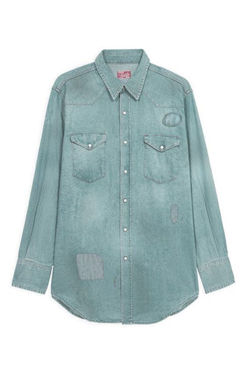 Jennyvint Custom Wash Denim Shirt