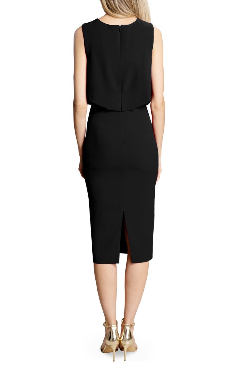 Dress the Population Amada Sheath Dress, Alternate, color, Black