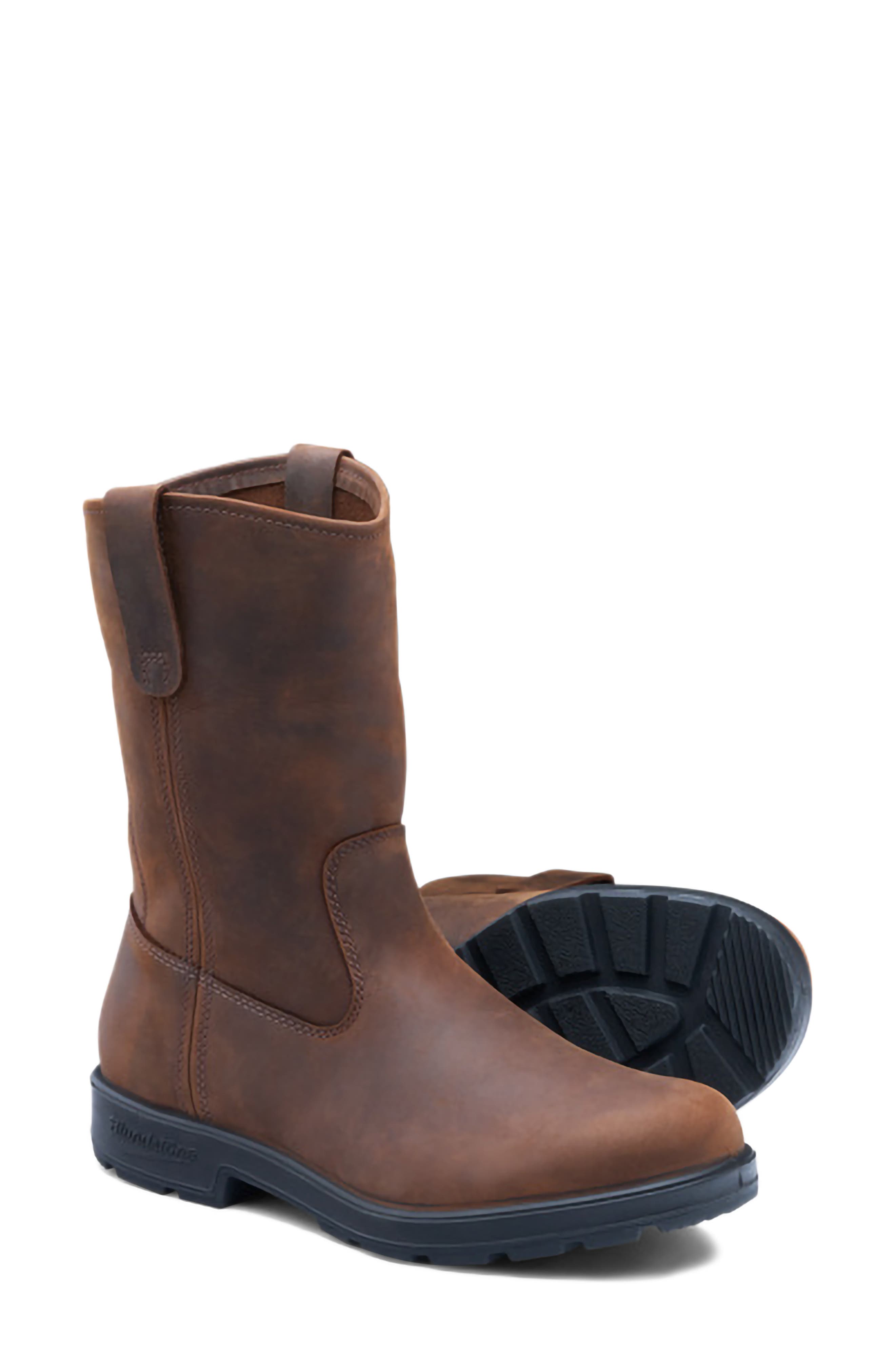 Original Rigger Leather Boot, Alternate, color, TEAK