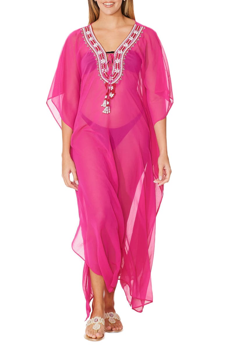 RANEES Embellished Cover-Up, Main, color, Pink