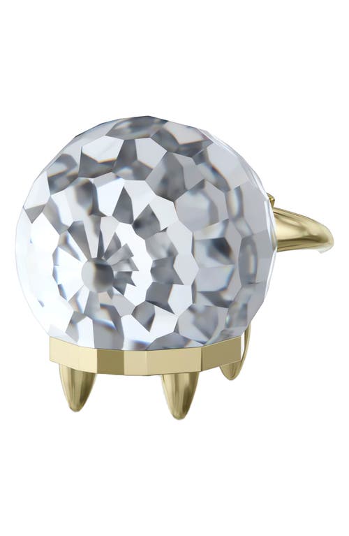 Swarovski Zodiac Taurus Crystal Figurine In Gold Tone-taurus