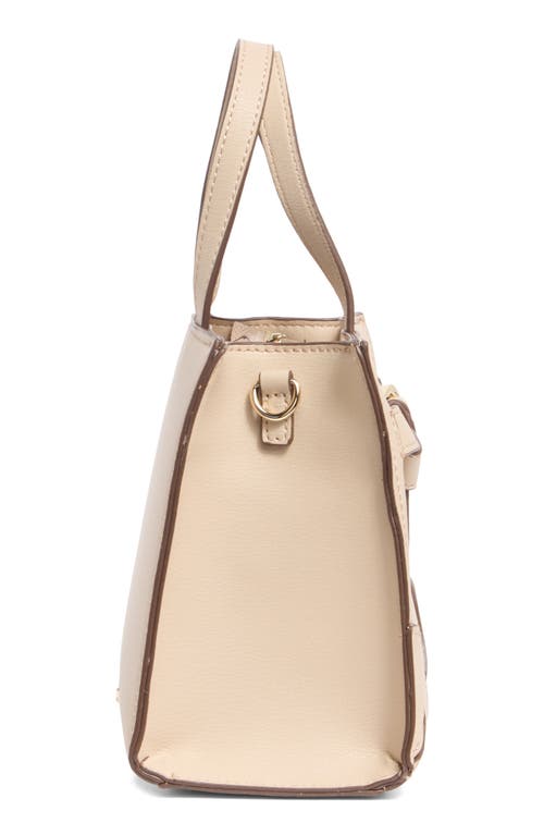 Madden Girl Buckle Mini Tote Bag In Taupe