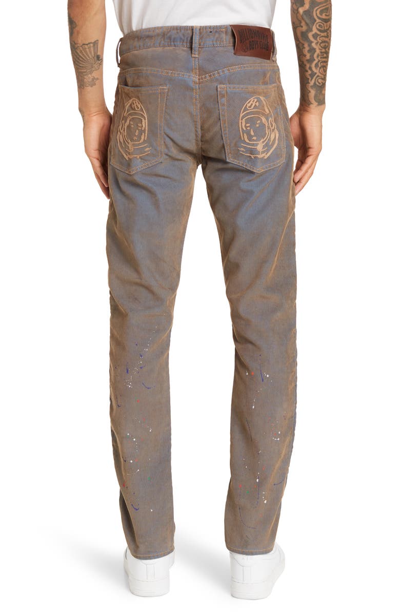 Billionaire Boys Club Expressionist Paint Splatter Corduroy Pants, Alternate, color, 