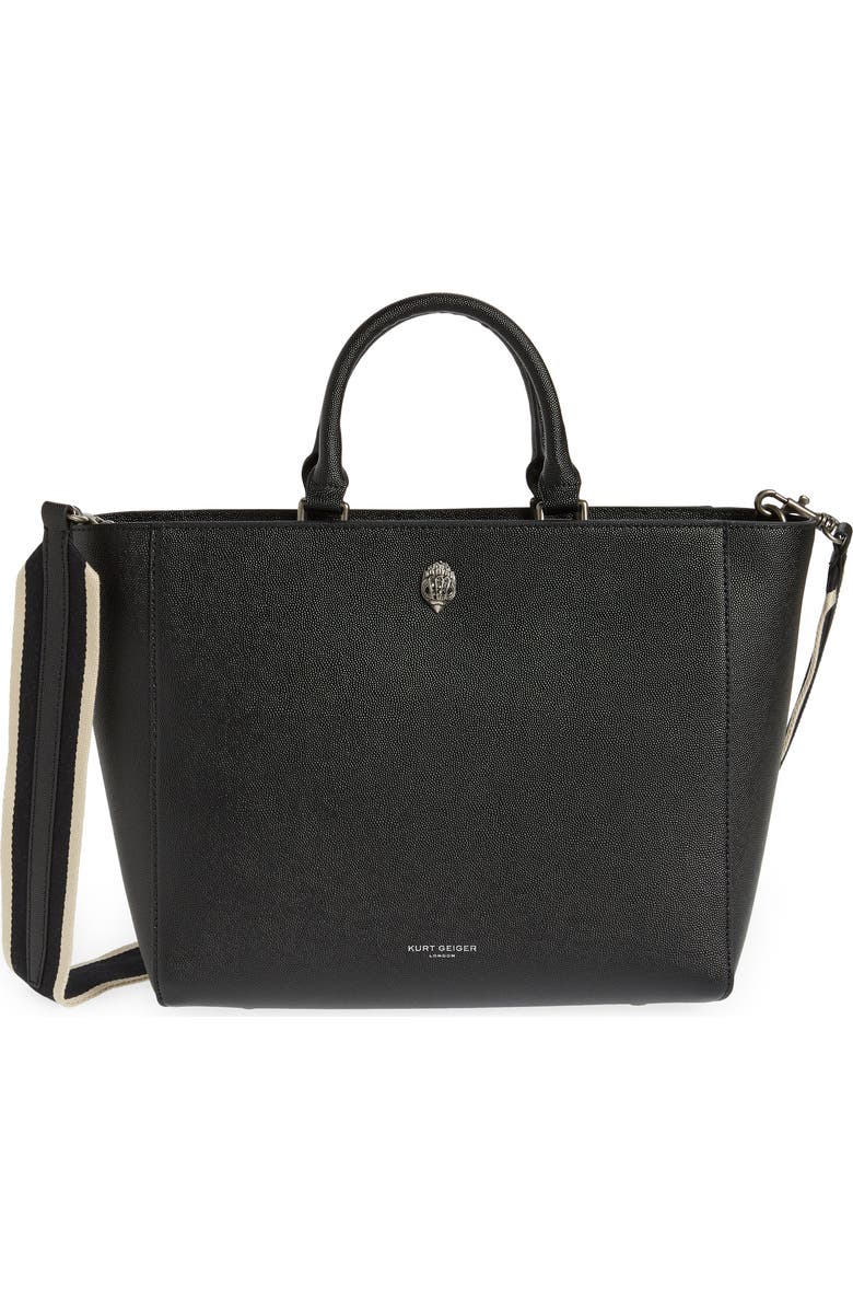 Kurt Geiger London Shoreditch Shopper Pebbled Leather Tote, Main, color,