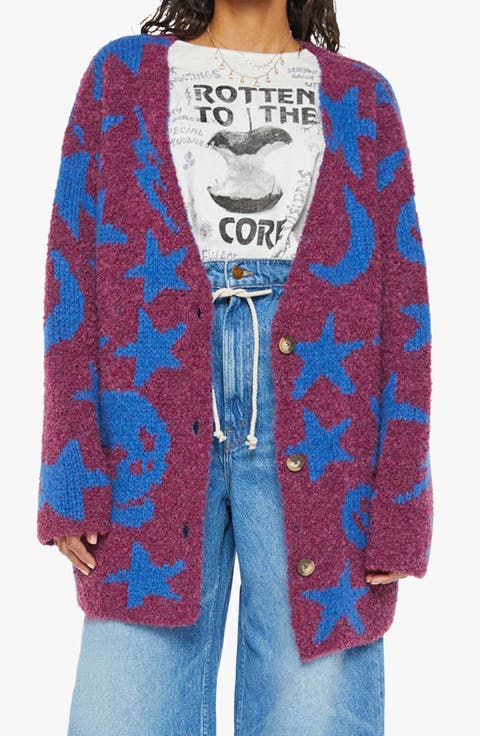 The Long Drop Sleeve Alpaca Blend Cardigan