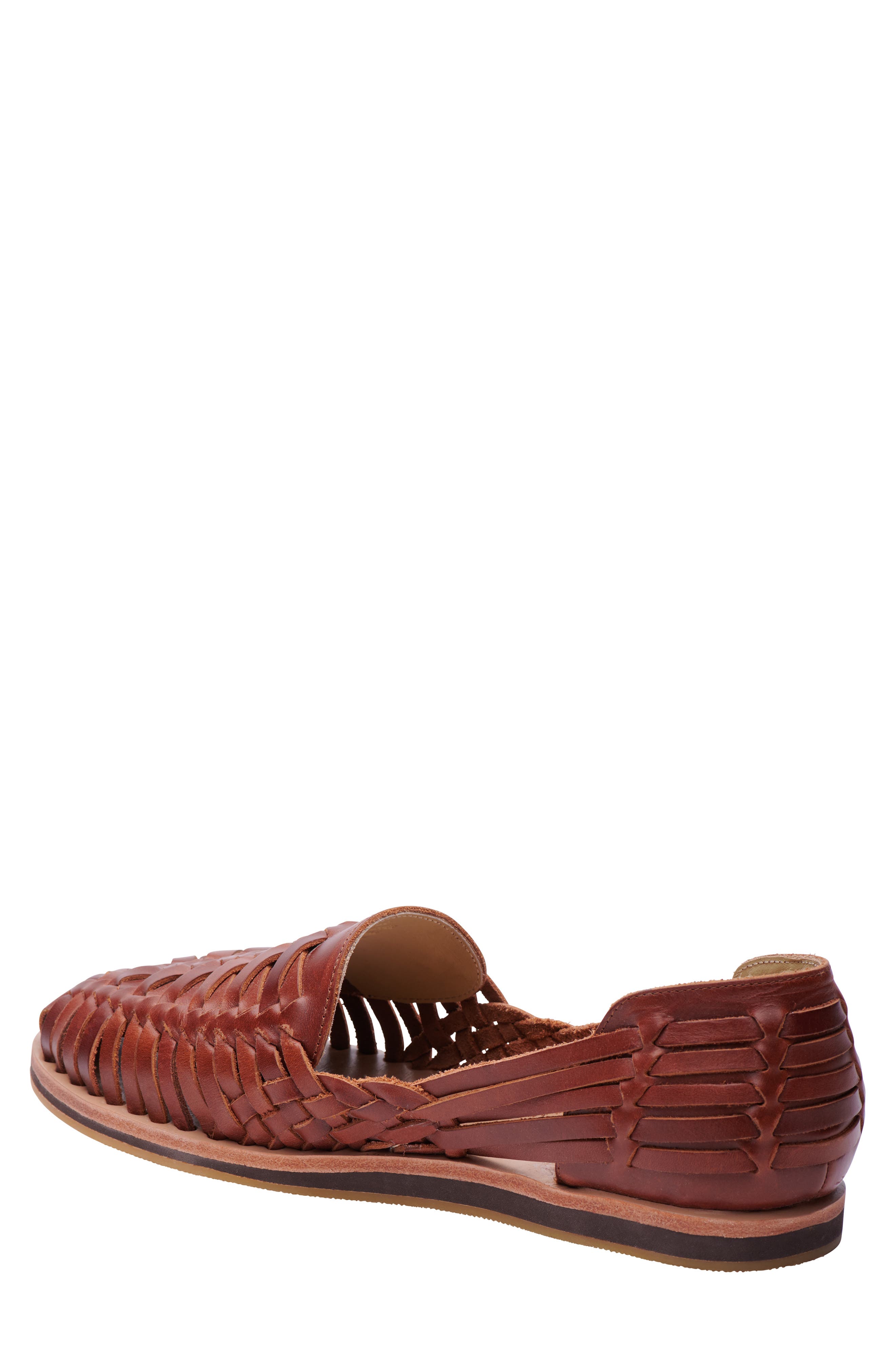 Nisolo Huarache Water Resistant Sandal, Alternate, color, Brandy