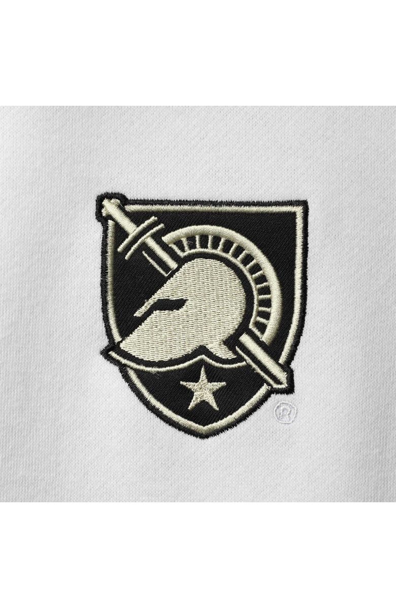 COLOSSEUM Men's Colosseum White Army Black Knights Tortugas Logo Quarter-Zip Jacket, Alternate, color, White