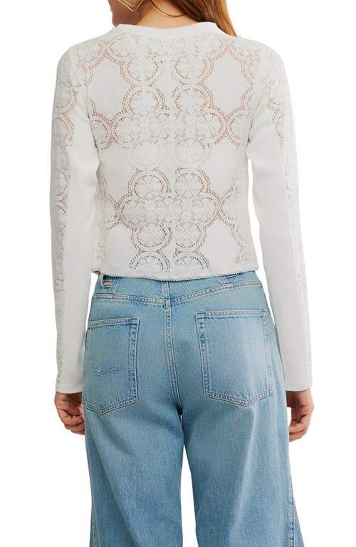 Free People Jae Button-up Top In White