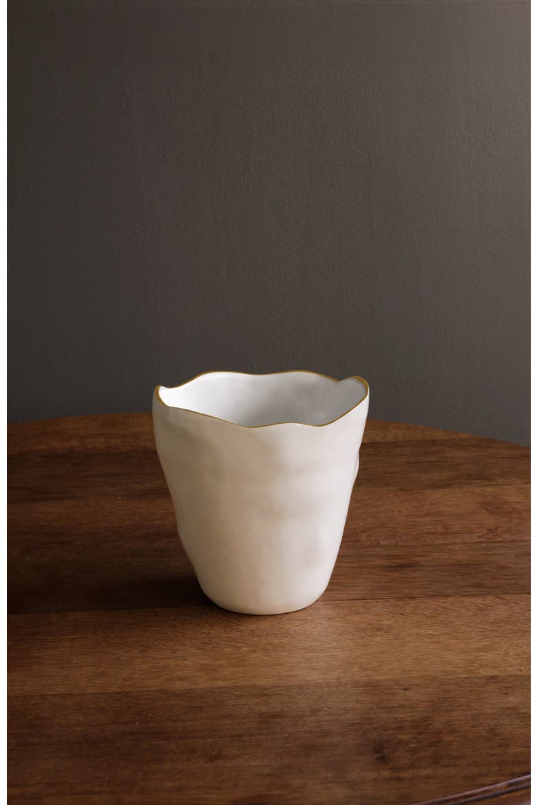 ENCANTO Soho Large Ice Bucket, Alternate, color, Cream and White