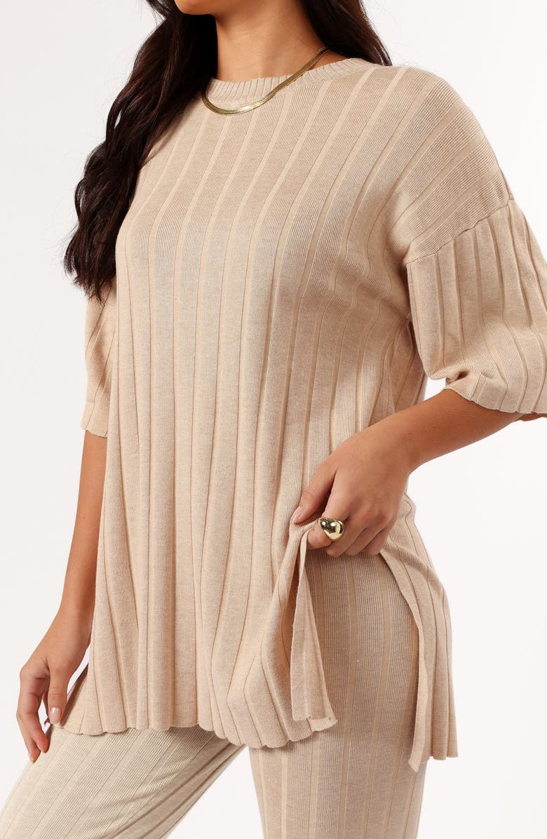 Petal & Pup Silvie Rib Top & Pants Set, Alternate, color, 