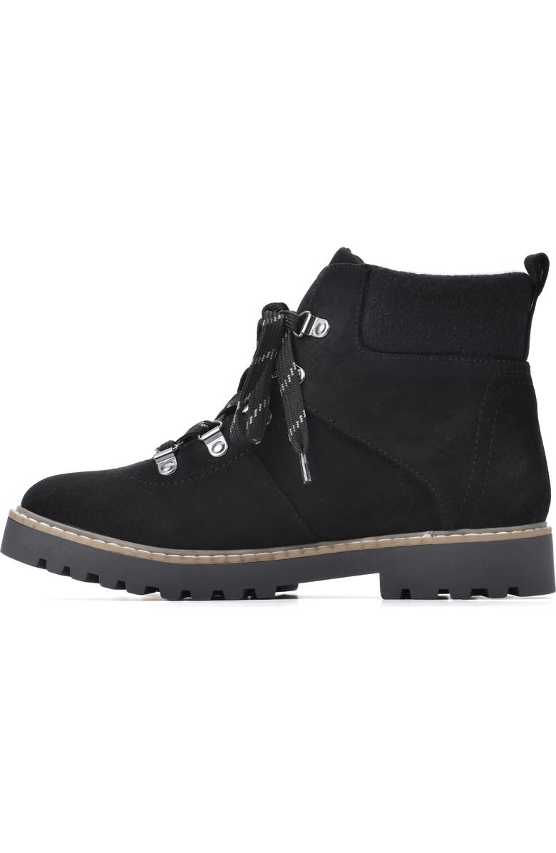 CLIFFS BY WHITE MOUNTAIN Connie Lace-up Lug Sole Boot, Alternate, color,