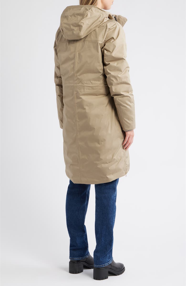 Helly Hansen Vega Waterproof Insulated Parka with Faux Fur Trim, Alternate, color, Pebble