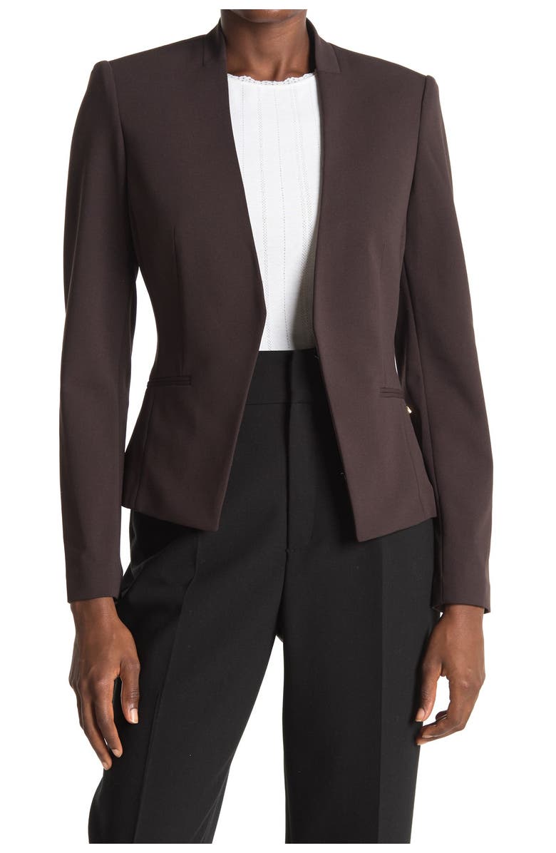 Calvin Klein Open Front Blazer, Main, color,
