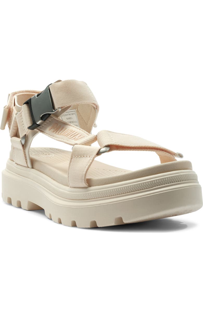 Palladium Pallacruise Platform Sandal, Main, color, Sand