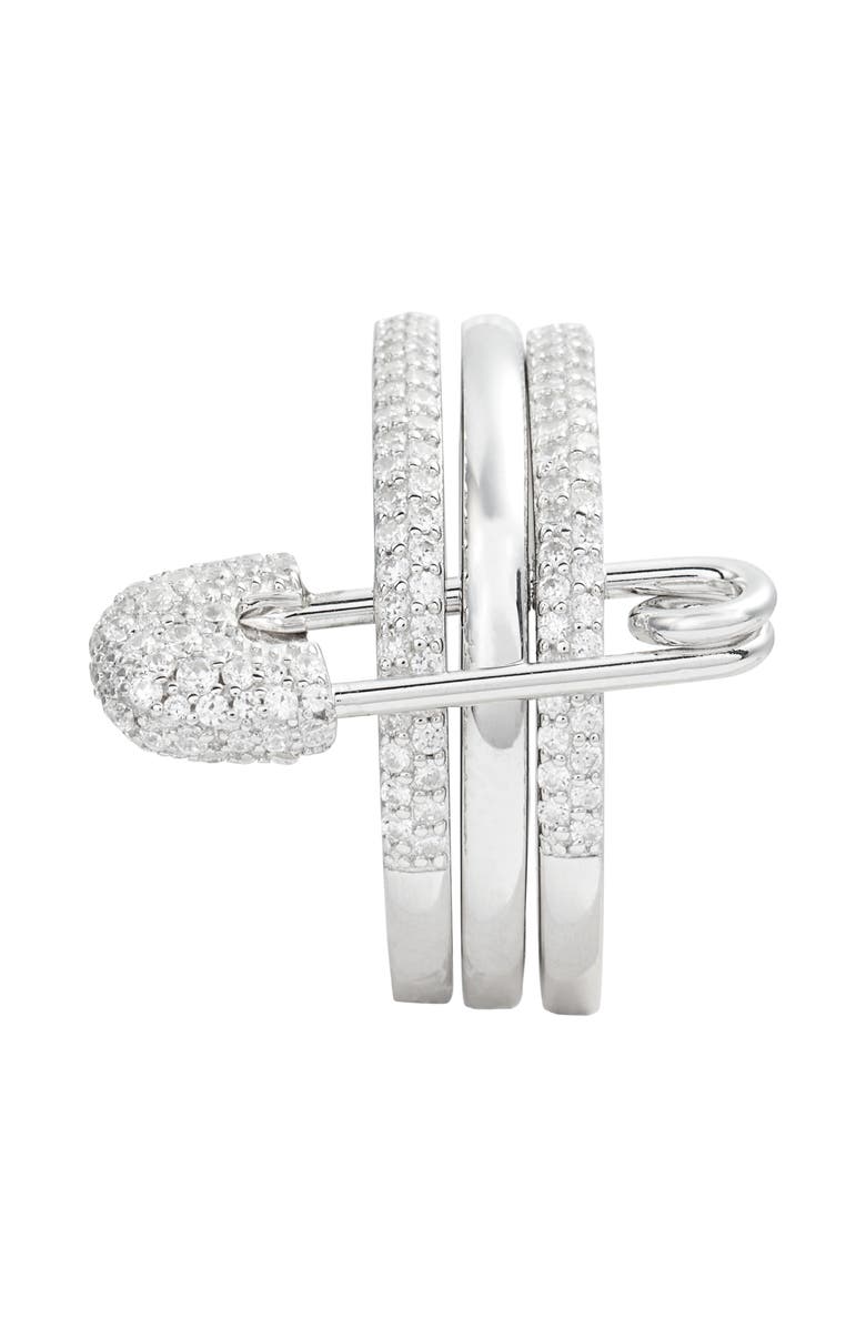 APM Monaco Baby XL Safety Pin Ring, Alternate, color, 