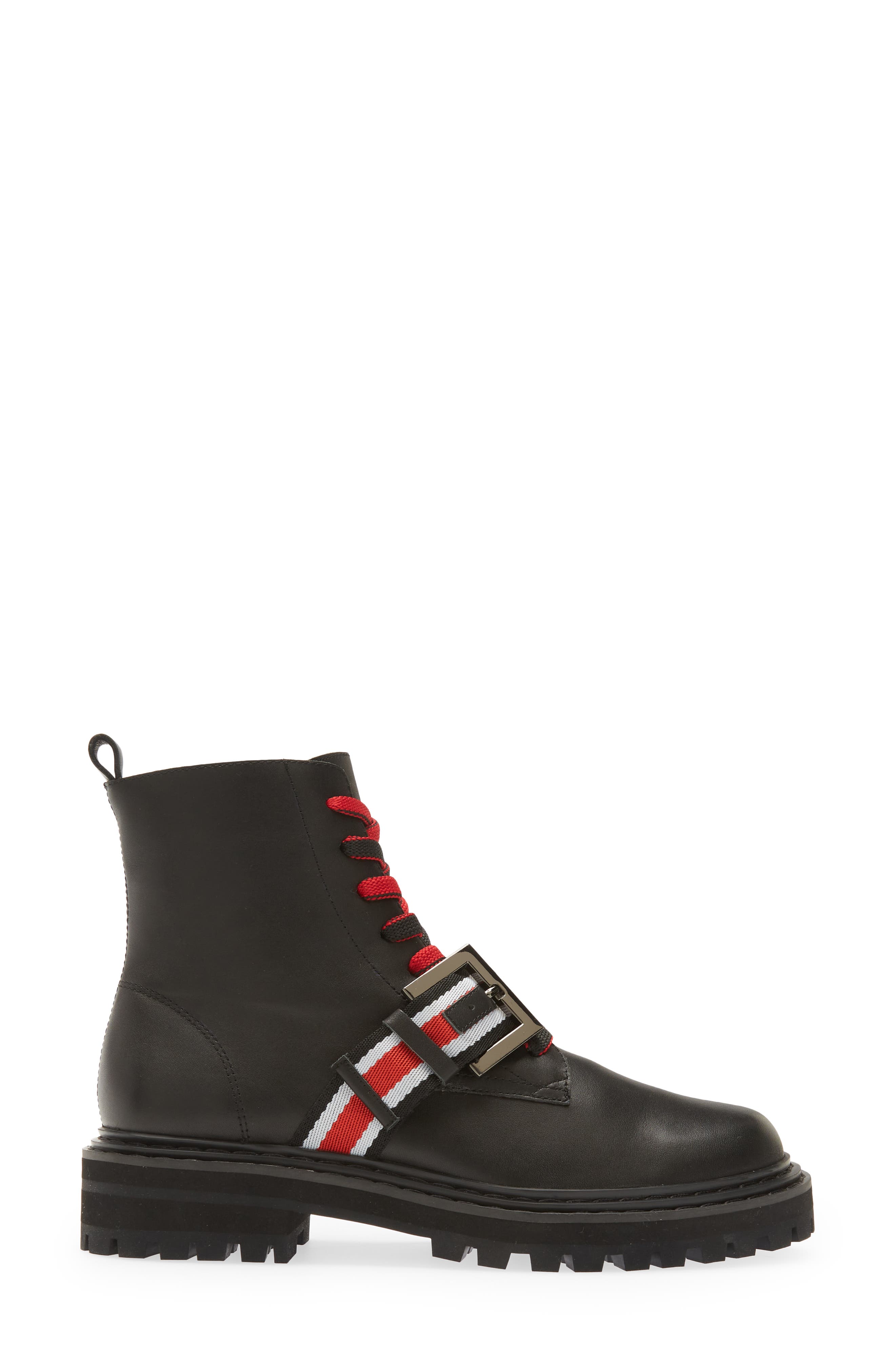 Cecelia New York Hayden Lug Sole Combat Boot, Alternate, color, 