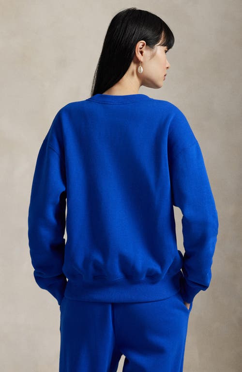 Polo Ralph Lauren Arctic Fleece Sweatshirt In Blue