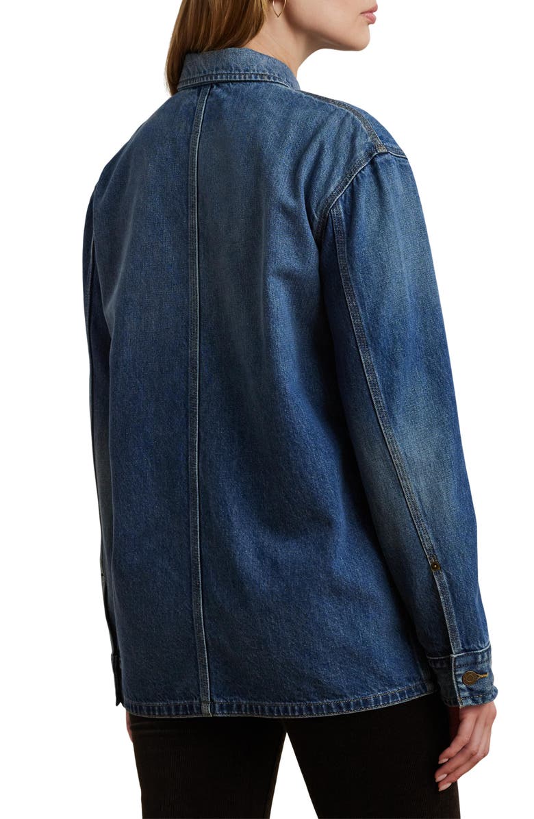 Lauren Ralph Lauren Denim Shirt Jacket, Alternate, color,