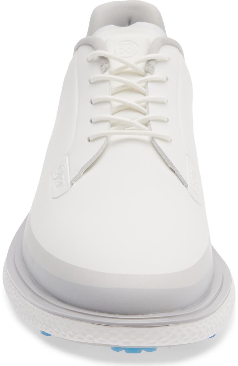 G/FORE Gallivanter Tuxedo Stripe Golf Shoe, Alternate, color, Snow/ Nimbus