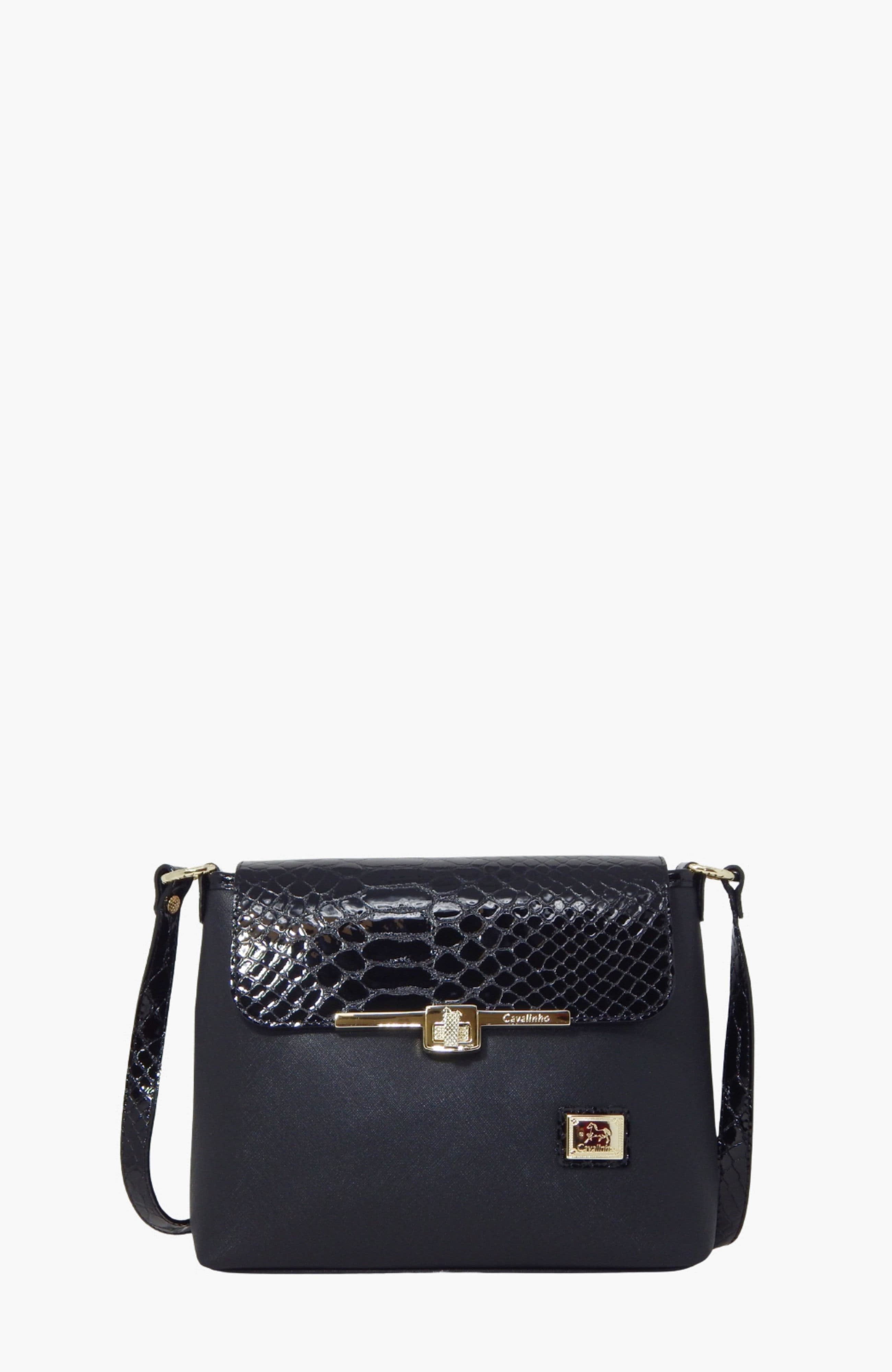 Cherry Blossom 406 Crossbody Bag, Main, color, Black