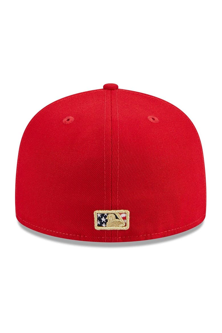 Men's New Era  Red Washington Nationals 2023 Fourth of July 59FIFTY Fitted Hat, Alternate, color, Red