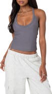 EDIKTED Racerback Stretch Tank