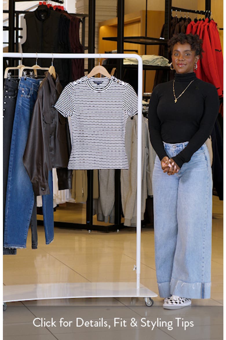 Draya Stripe Knit T-Shirt video
