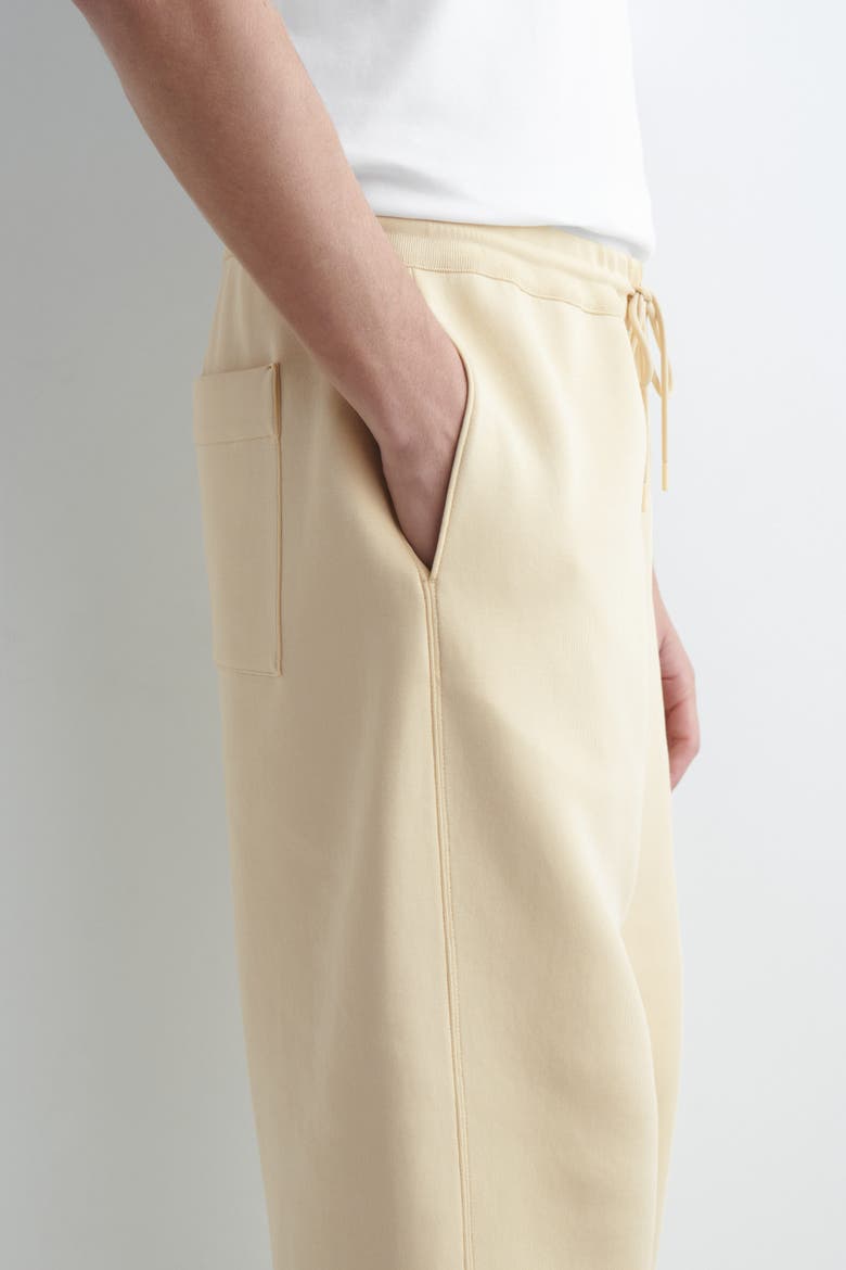 Scuba Knit Relaxed-fit Barrel-leg Joggers, Alternate, color, YELLOW
