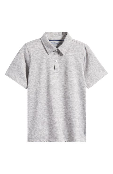 Kids' Micro Stripe Polo