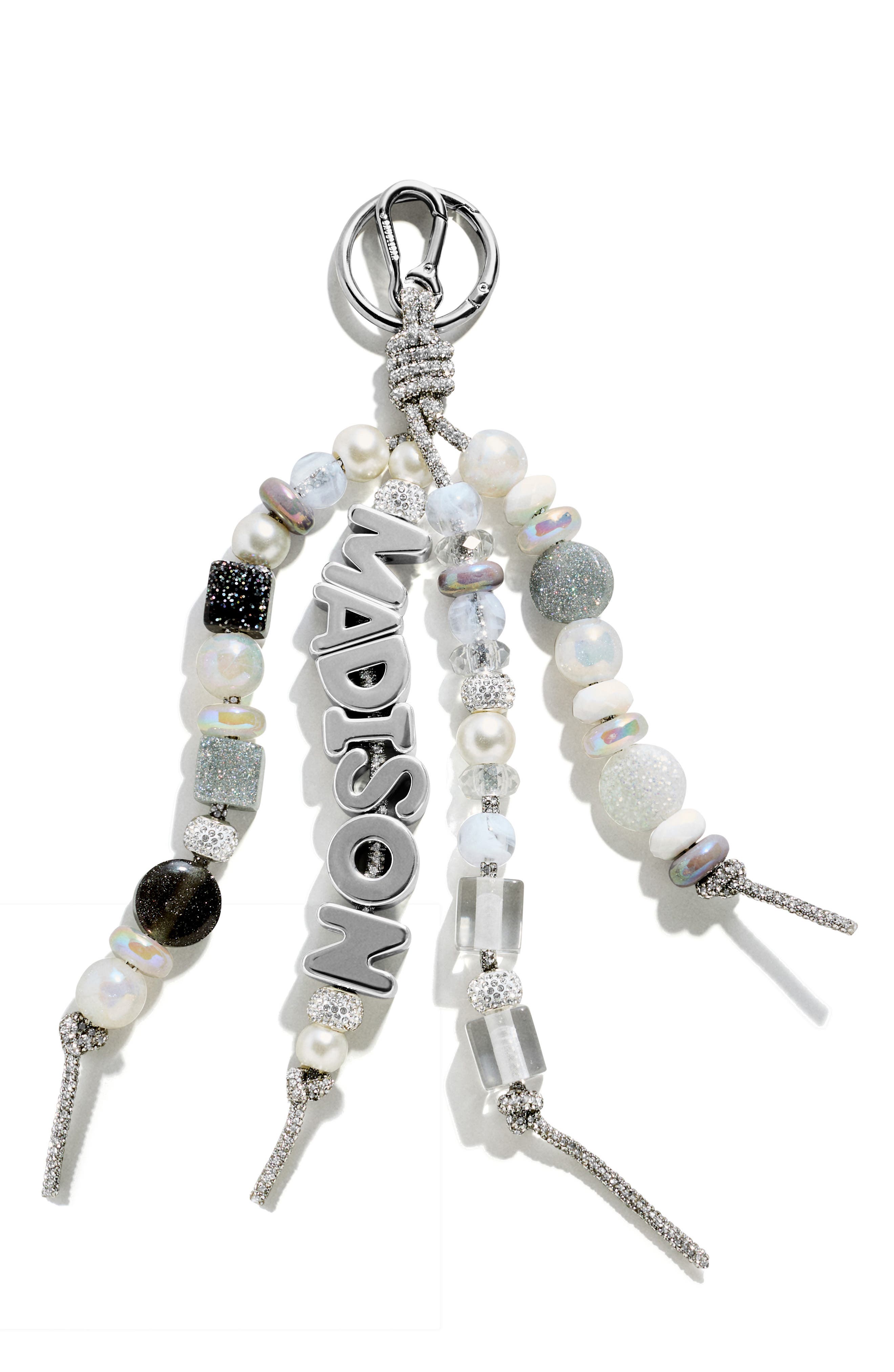BaubleBar DIY Bag Charm Kit, Alternate, color, Silver