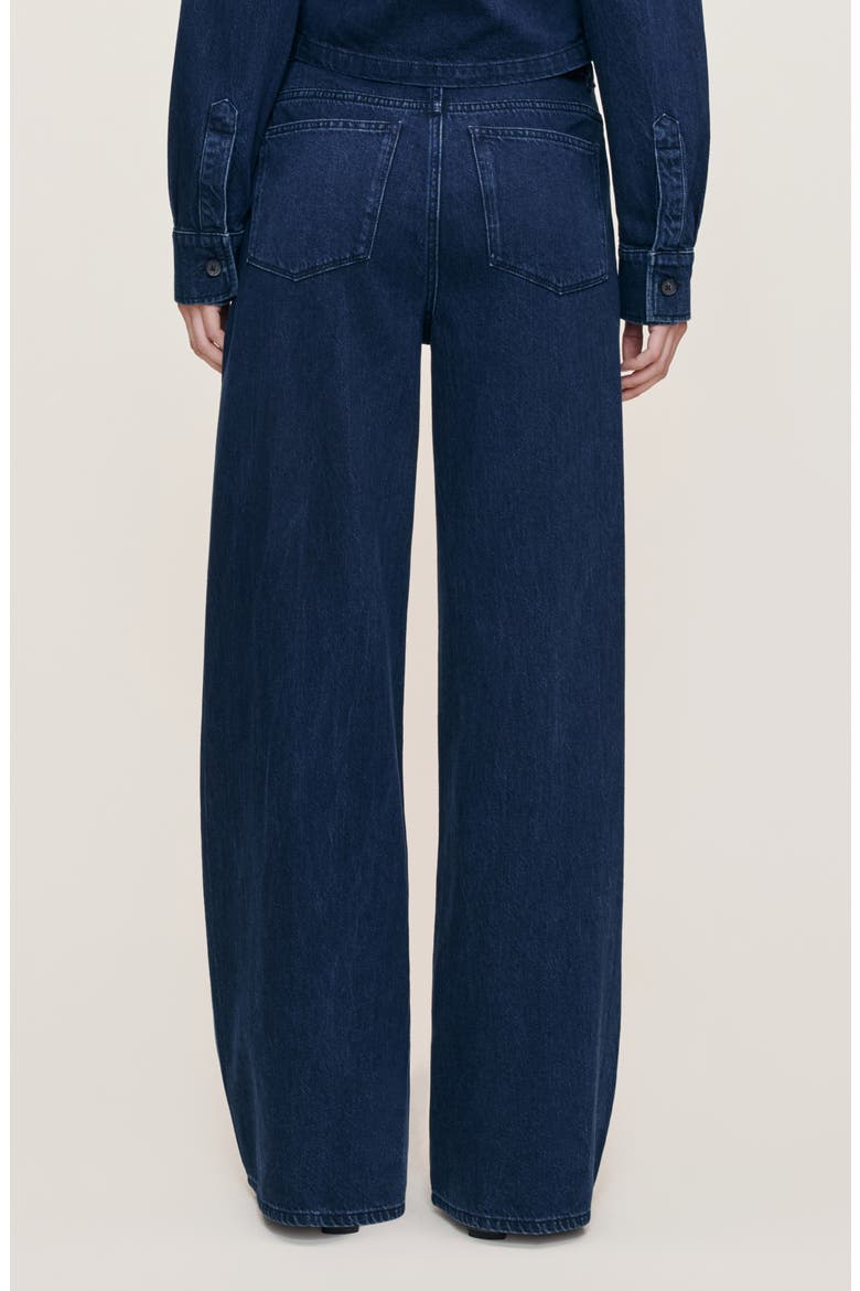 Isabel Aura Relaxed Wide Leg Jeans, Alternate, color, RAIN STORM