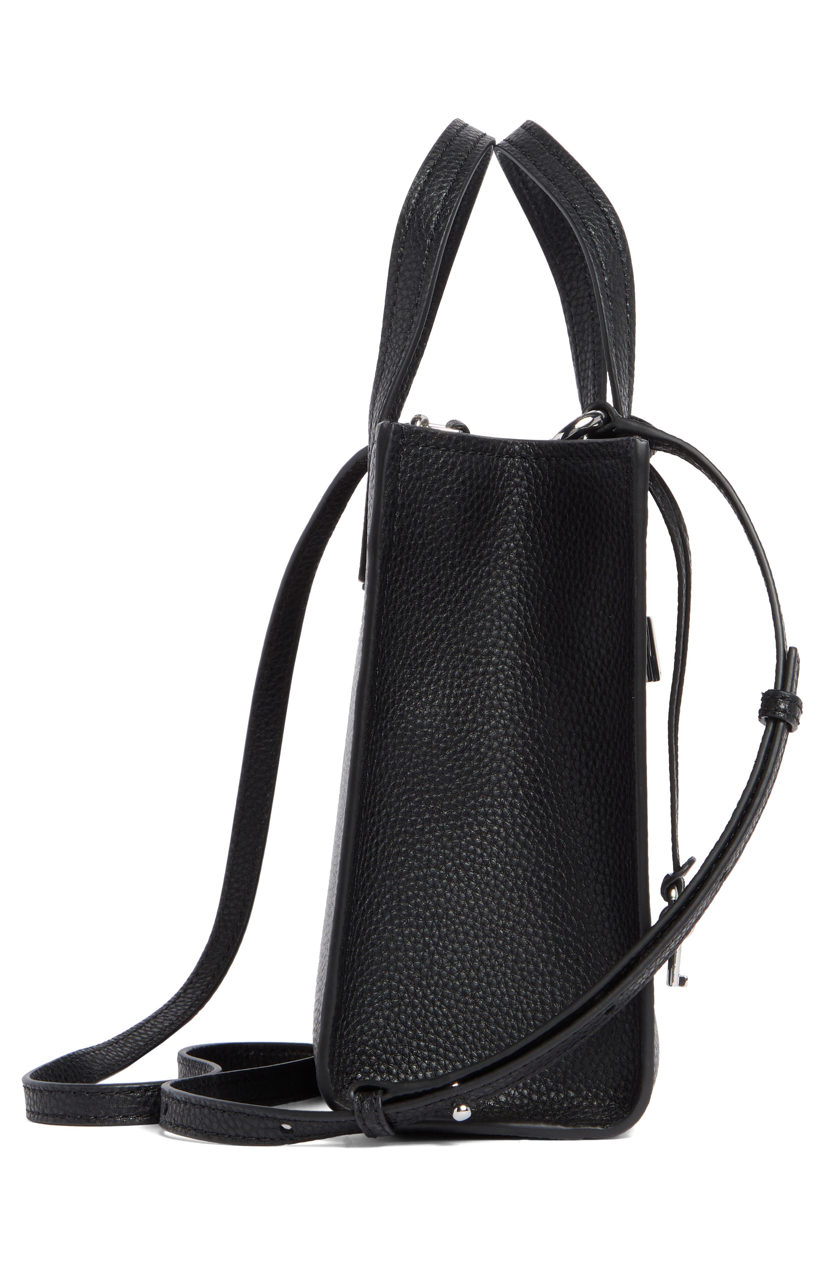 Marc Jacobs Mini Bold Grind Satchel, Alternate, color, Black