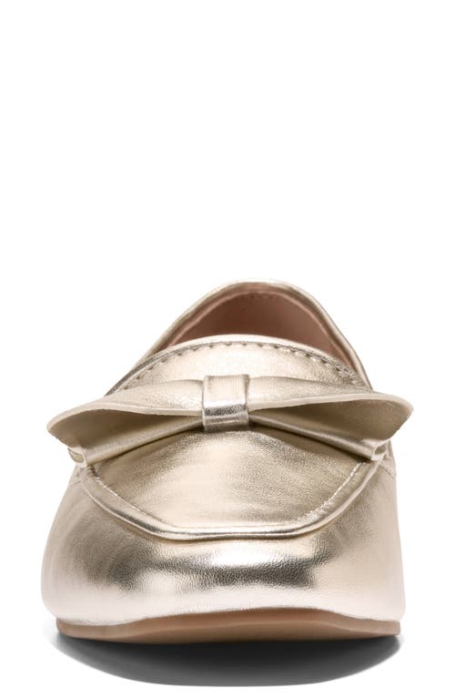 Cole Haan Payson Knot Loafer In Gold