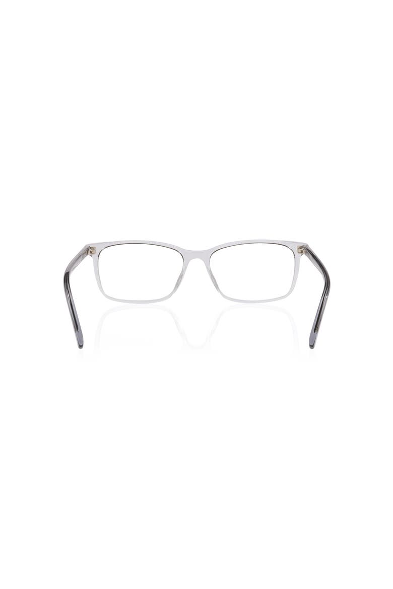 55mm Rectangle optical glasses, Alternate, color, Blue