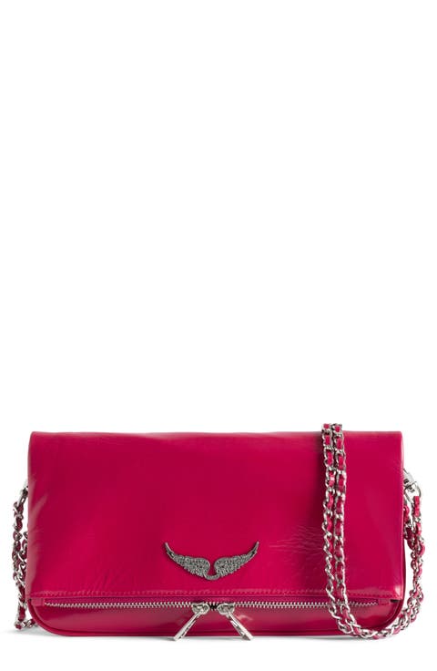 Rock Vintage Patent Crossbody Bag