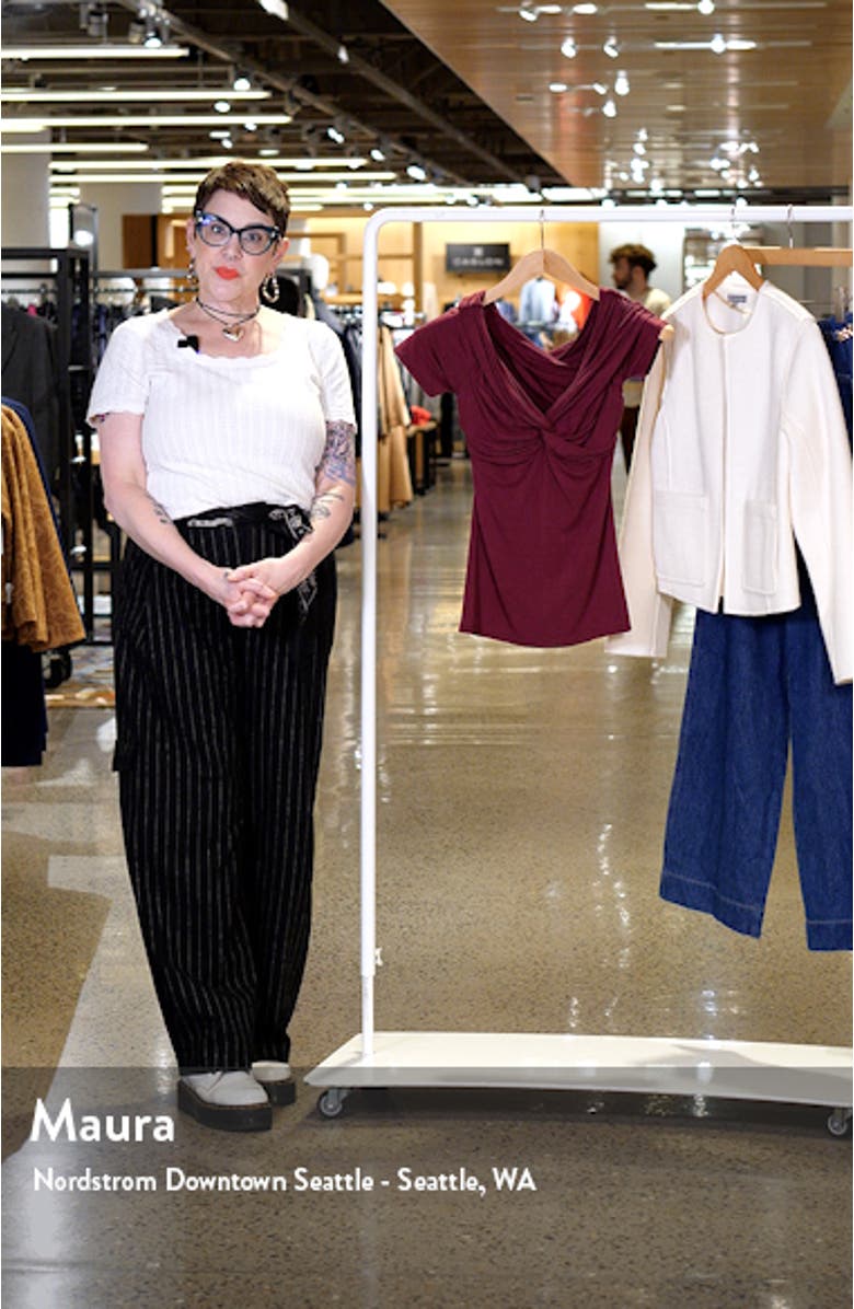 Twist Detail Stretch Detail Top, sales video thumbnail