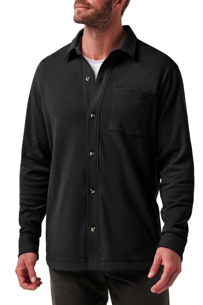 Cloud Shirt Jacket, Main, color, BLACK