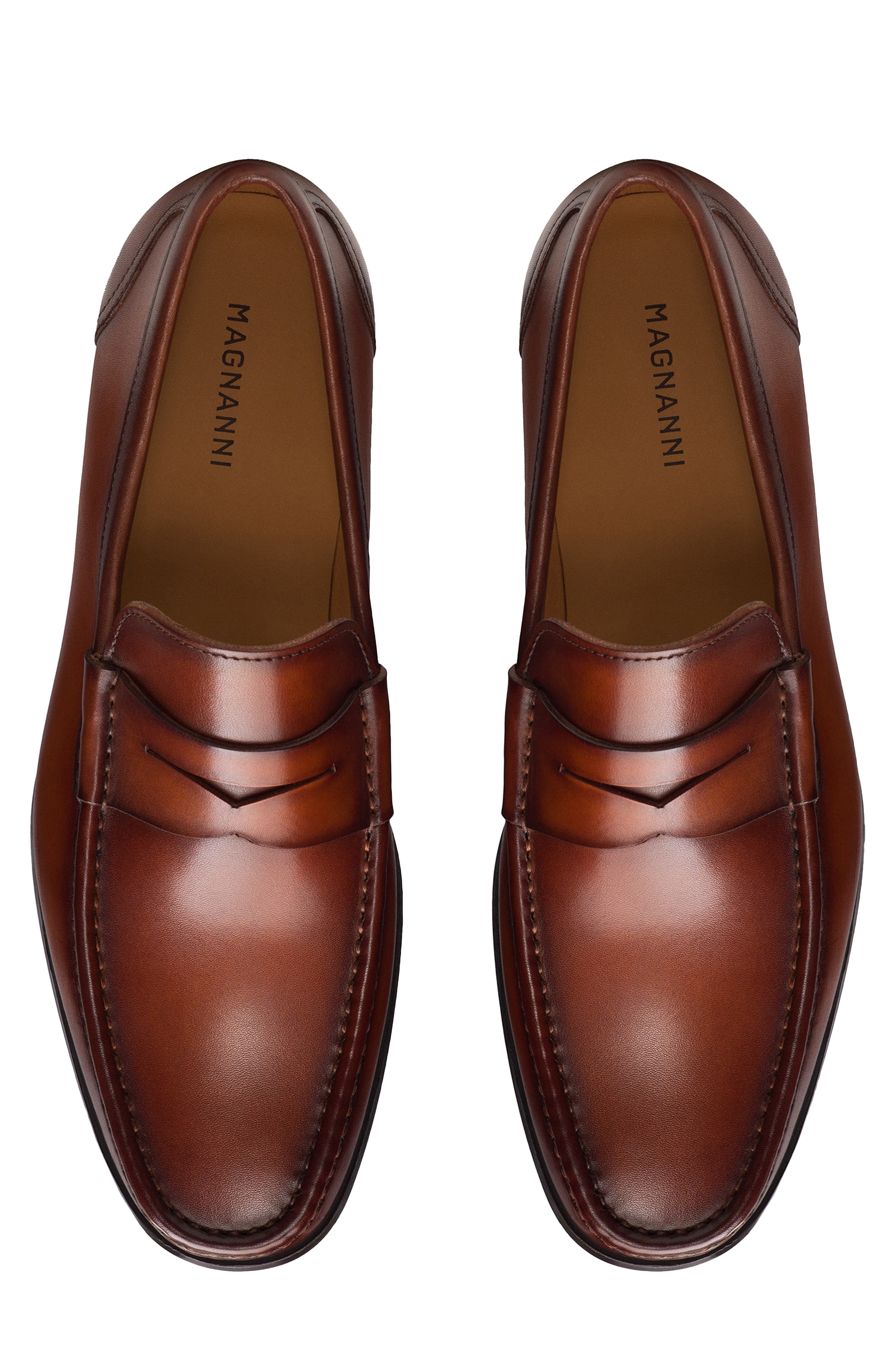 Gentry Penny Loafer, Alternate, color, COGNAC