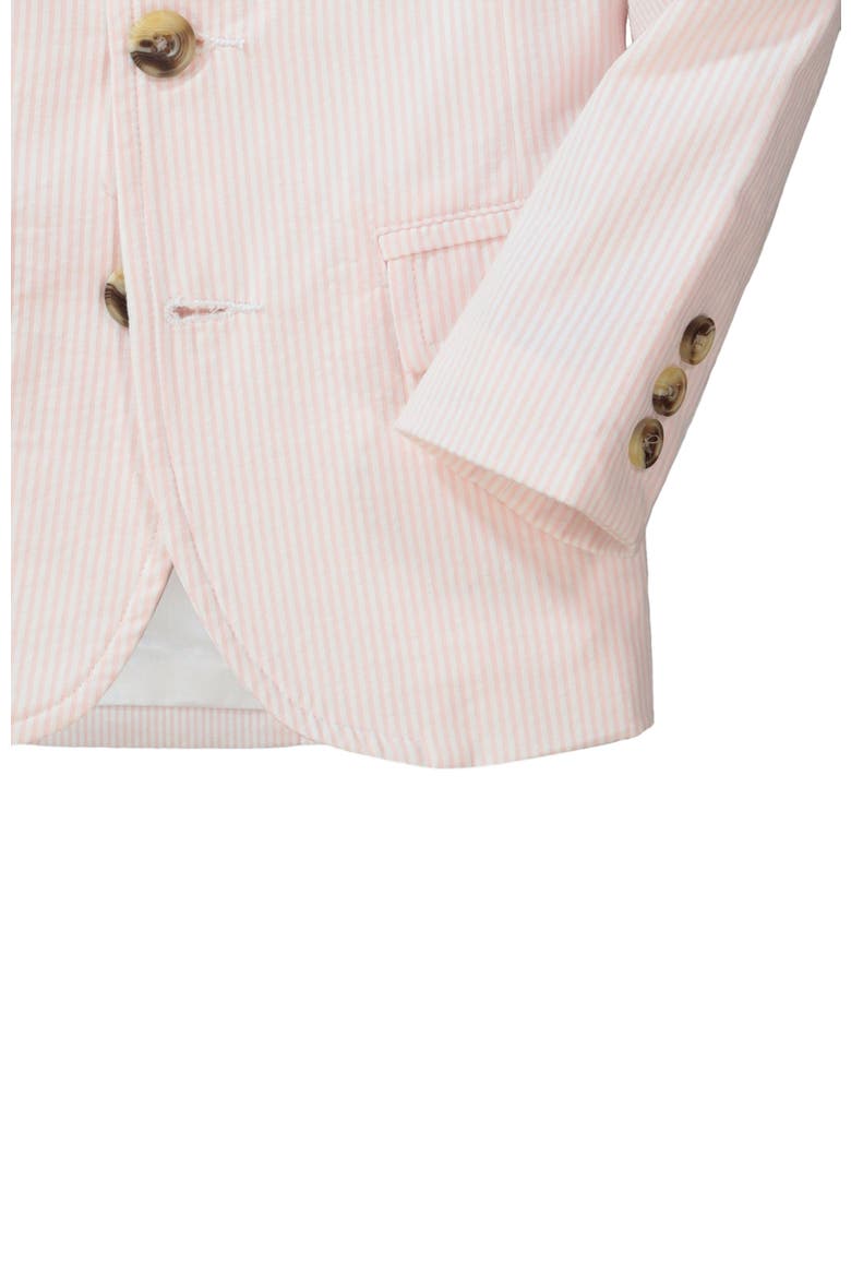 Baby Boys' Organic Seersucker Suit Jacket, Infant, Alternate, color, Classic Pink Seersucker