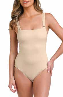 La Blanca Square Neck One-Piece Swimsuit