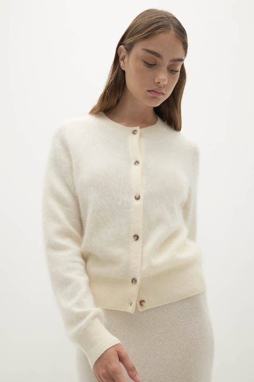 Naked Cashmere Paloma Brushed Cashmere Cardigan In Sand