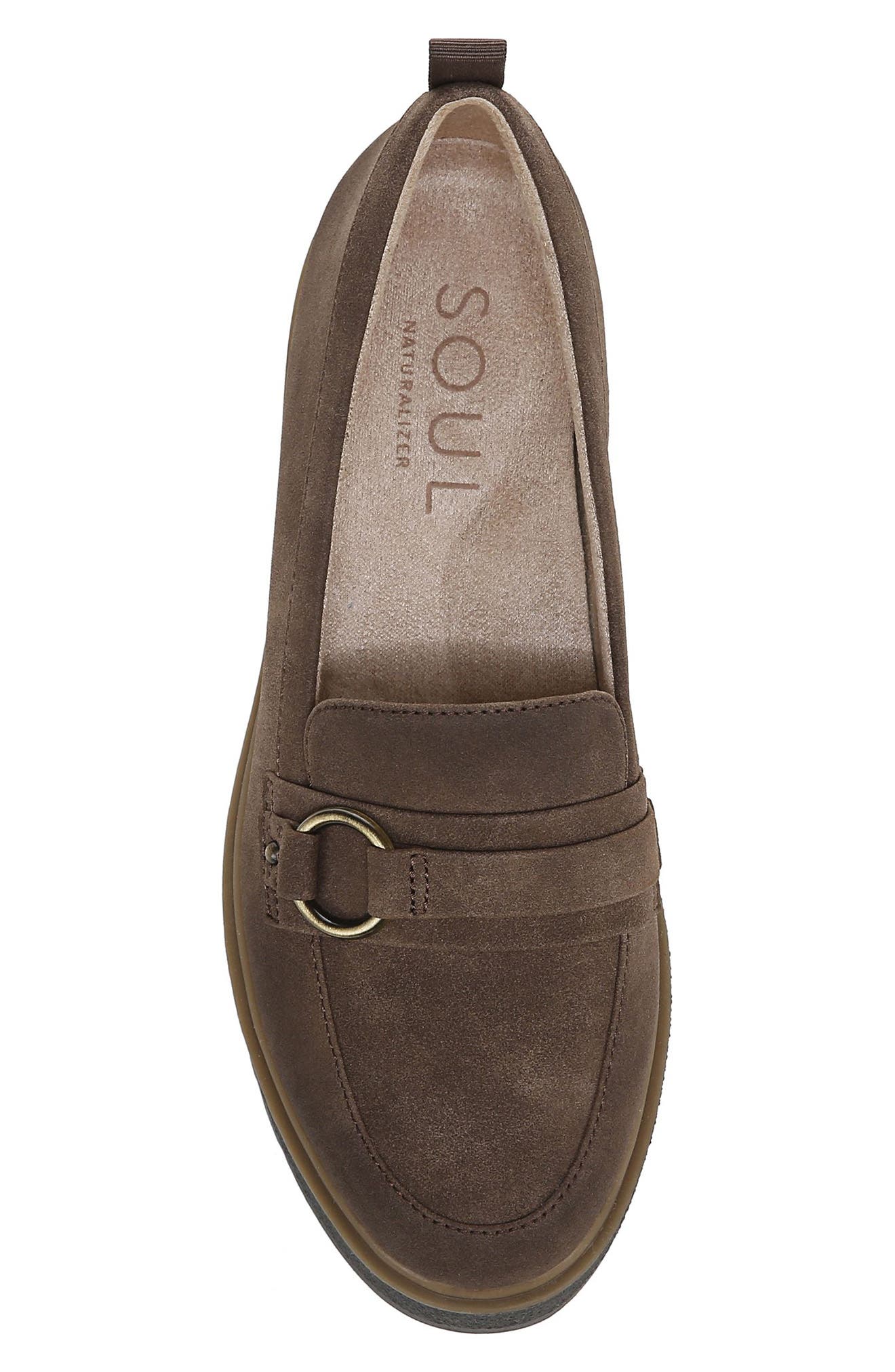 SOUL NATURALIZER Joyla Loafer, Alternate, color, Chocolate Brown Fabric