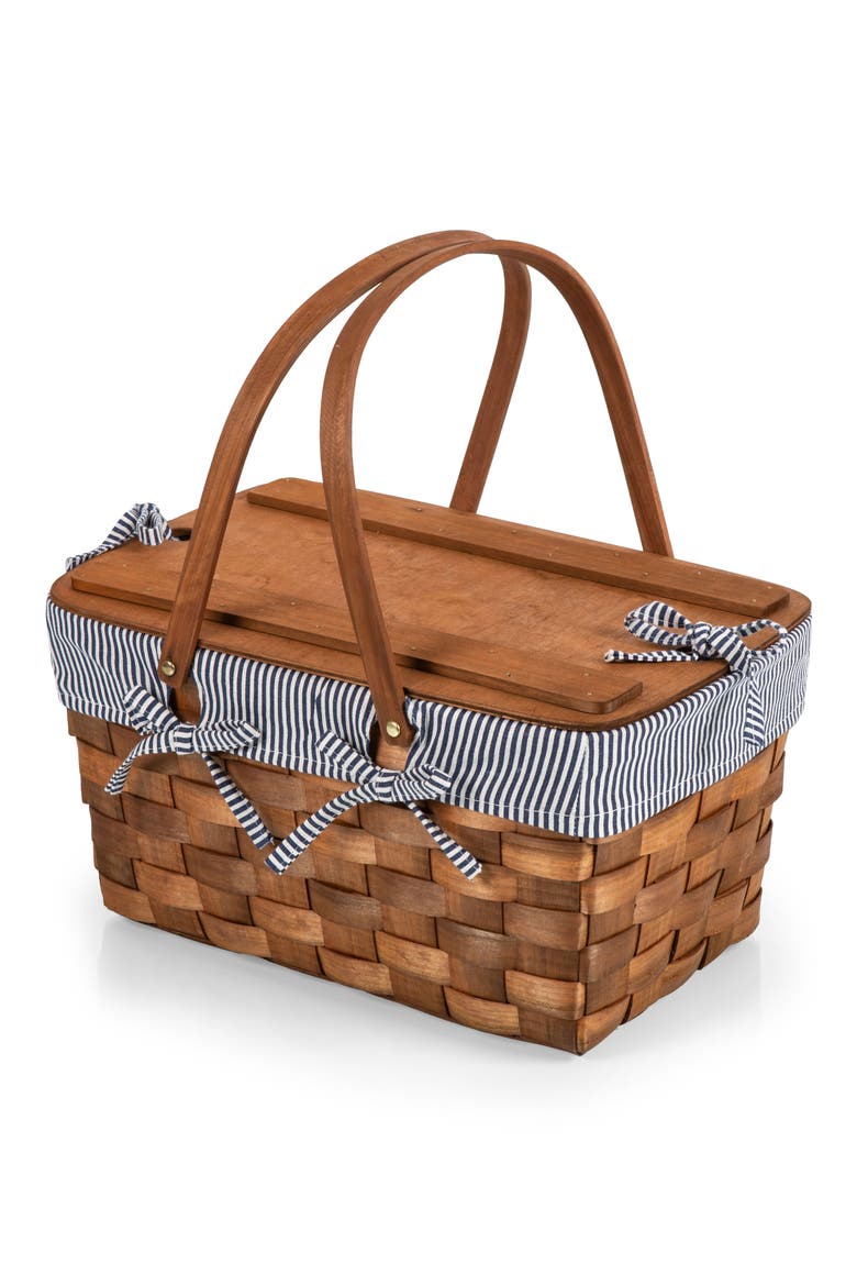 Kansas Picnic Basket, Main, color, BLUE